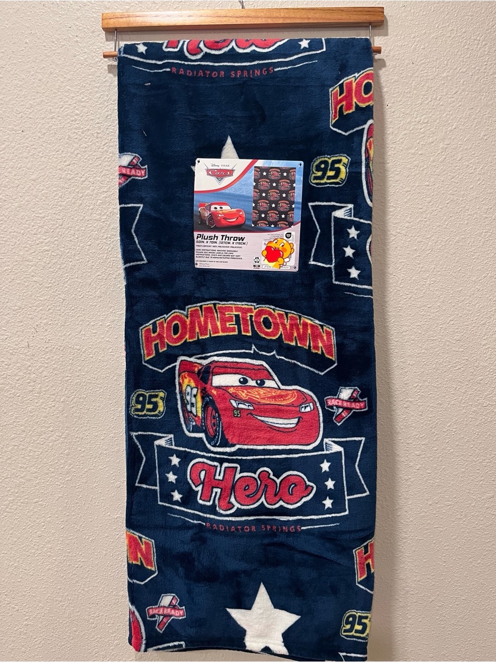 Disney CARS Plush Throw Blanket